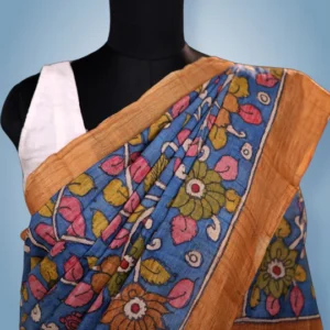 Pure Tussar Hand Kalamkari